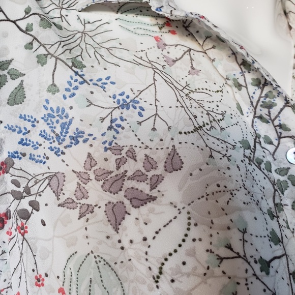 Spring/floral print inspired blouse - Picture 5 of 6